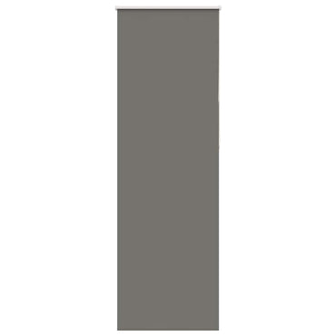 vidaXL Store occultant gris 75x230 cm largeur du tissu 70,7 cm polyester