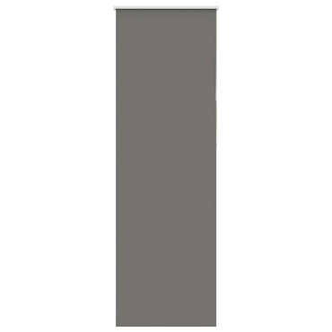vidaXL Verdunkelungsrollo Grau 80x230 cm Stoffbreite 75,7 cm Polyester