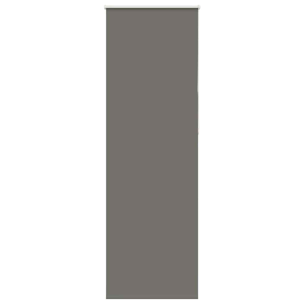vidaXL Store occultant gris 85x230 cm largeur du tissu 80,7 cm polyester