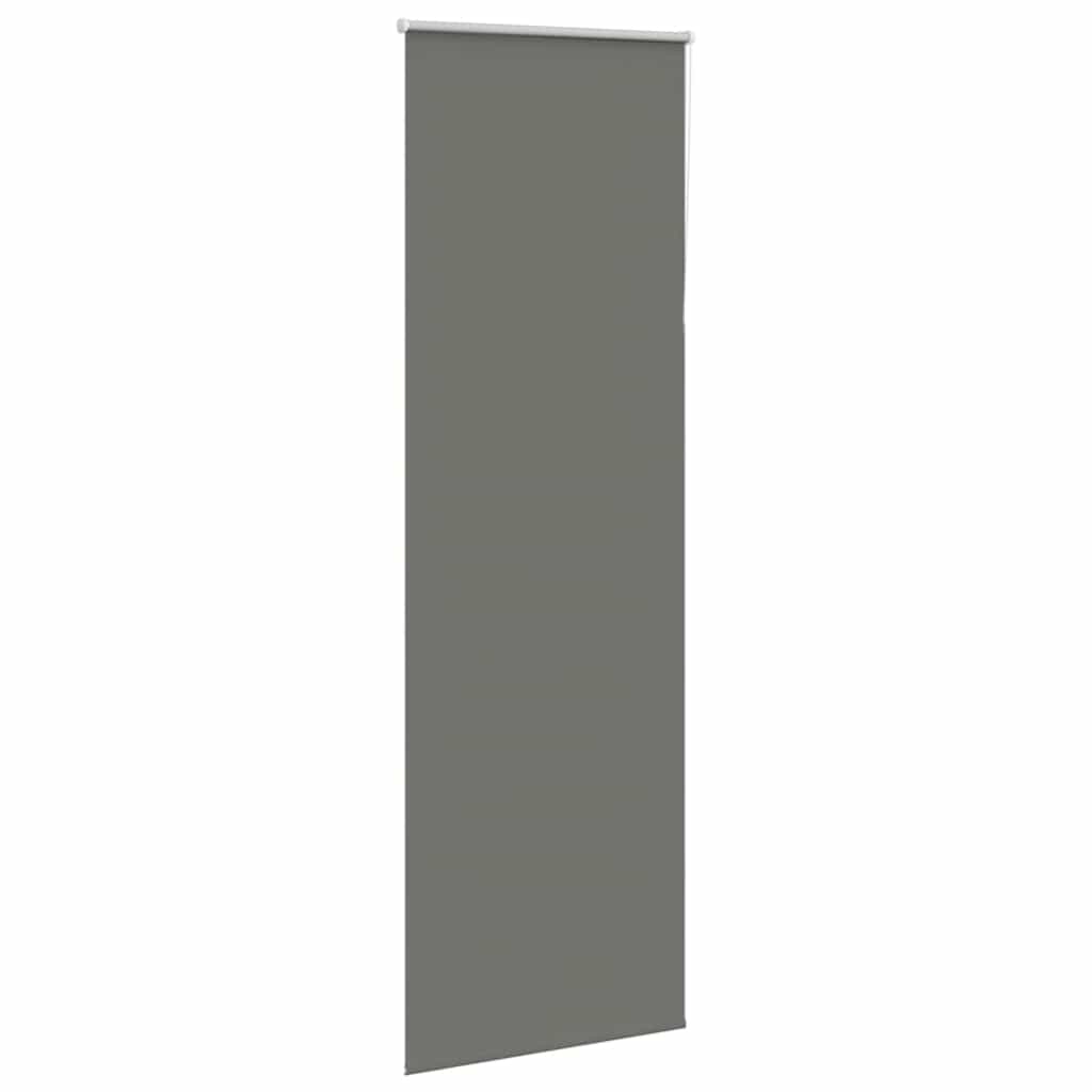 vidaXL Store occultant gris 85x230 cm largeur du tissu 80,7 cm polyester