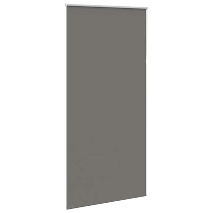 vidaXL Verdunkelungsrollo Grau 100x230 cm Stoffbreite 95,7cm Polyester
