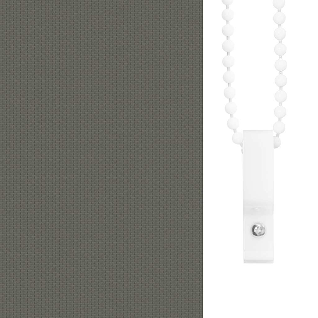 vidaXL Verdunkelungsrollo Grau 120x230cm Stoffbreite 116,6cm Polyester