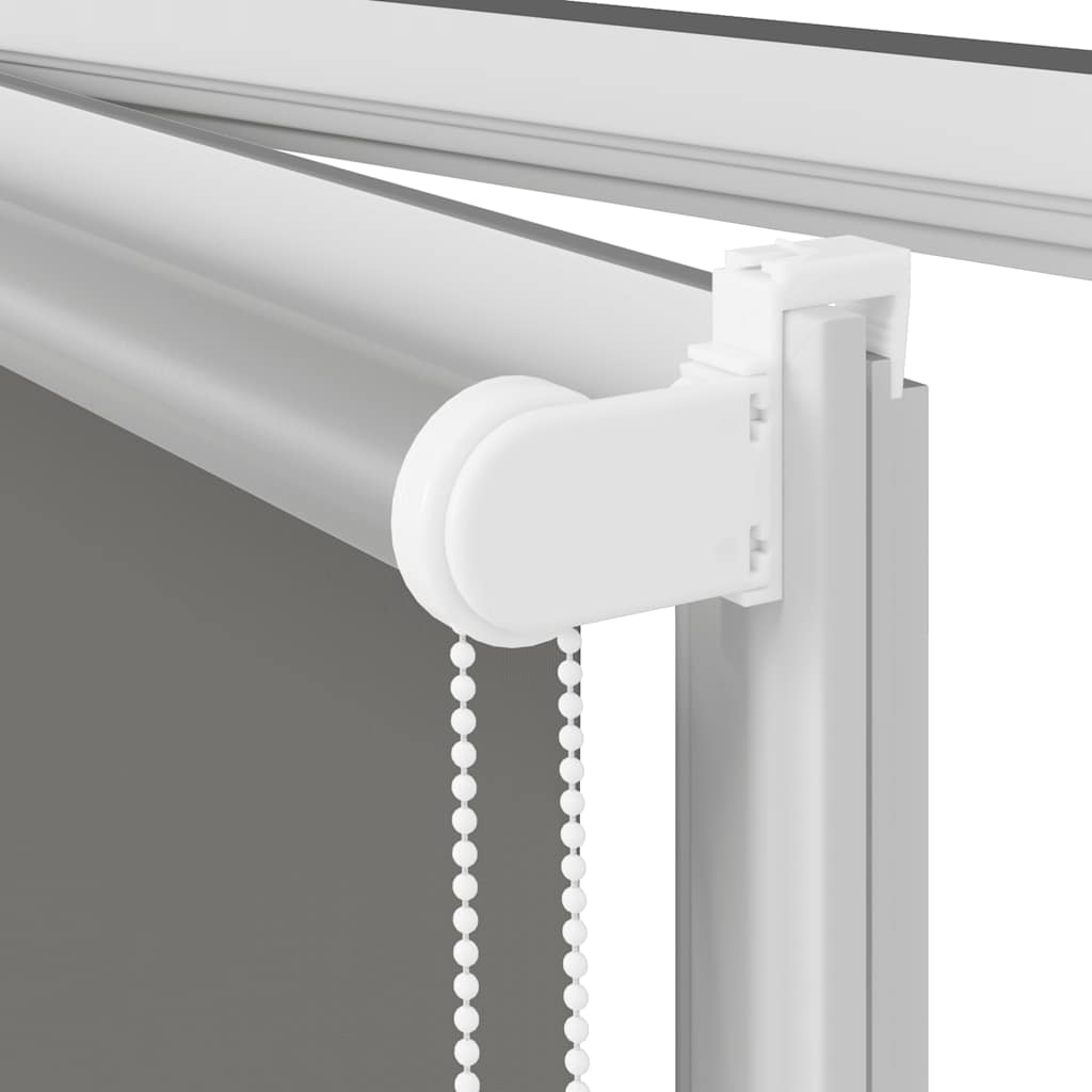 vidaXL Verdunkelungsrollo Grau 135x230cm Stoffbreite 131,6cm Polyester