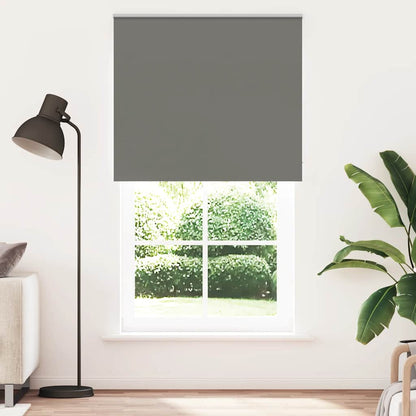 vidaXL Verdunkelungsrollo Grau 135x230cm Stoffbreite 131,6cm Polyester