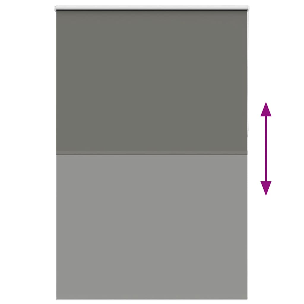 vidaXL Store occultant Gris 150x230cm Largeur du tissu 146,6cm Polyester