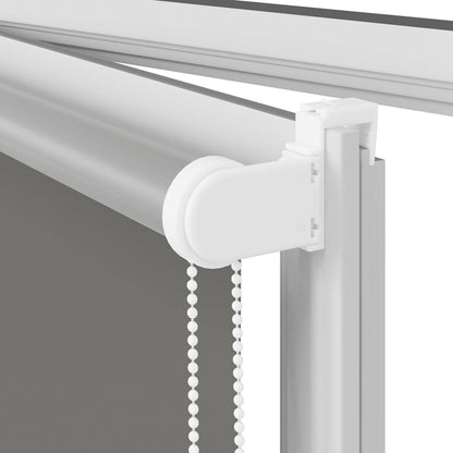vidaXL Verdunkelungsrollo Grau 165x230cm Stoffbreite 161,6cm Polyester