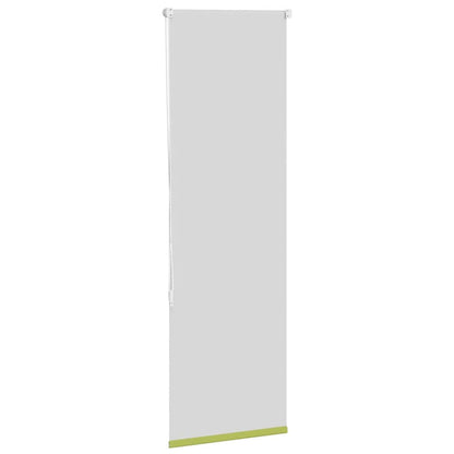 vidaXL Verdunkelungsrollo Grün 55x130 cm Stoffbreite 50,7 cm Polyester