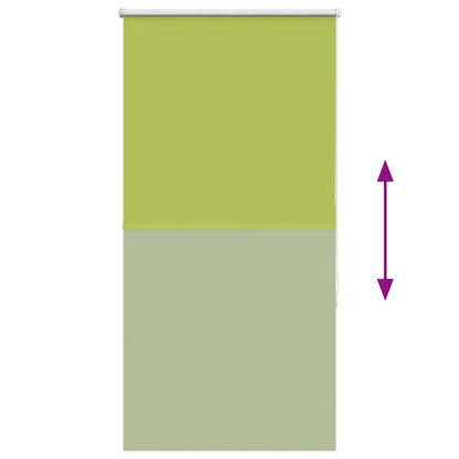 vidaXL Store occultant vert 85 x 130 cm Largeur du tissu 80,7 cm Polyester