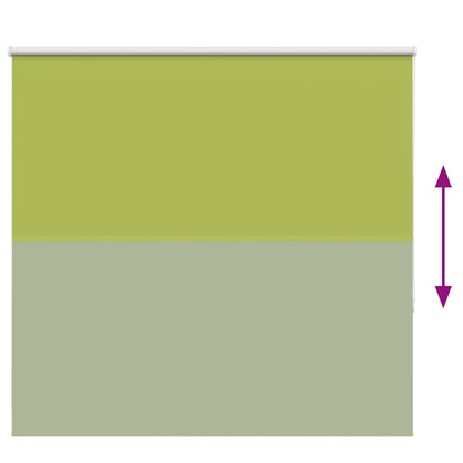 vidaXL Verdunkelungsrollo Grün 145x130cm Stoffbreite 141,6cm Polyester