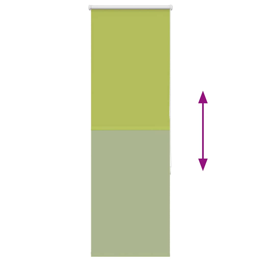 vidaXL Verdunkelungsrollo Grün 60x150 cm Stoffbreite 55,7 cm Polyester
