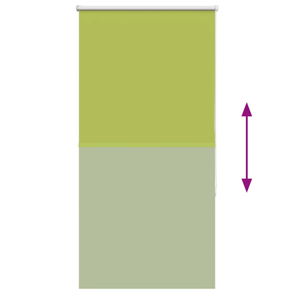 vidaXL Verdunkelungsrollo Grün 70x150 cm Stoffbreite 65,7 cm Polyester