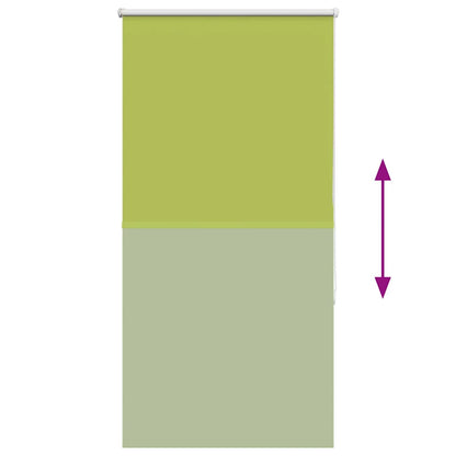 vidaXL Verdunkelungsrollo Grün 80x150 cm Stoffbreite 75,7 cm Polyester