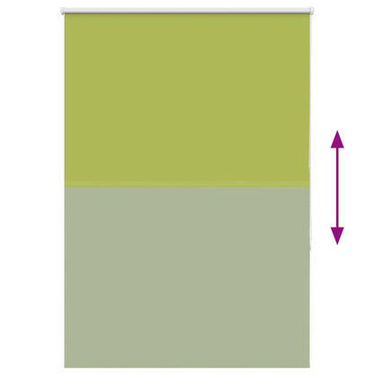 vidaXL Verdunkelungsrollo Grün 100x150cm Stoffbreite 95,7 cm Polyester