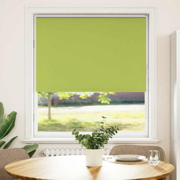 vidaXL Verdunkelungsrollo Grün 110x150cm Stoffbreite 105,7cm Polyester