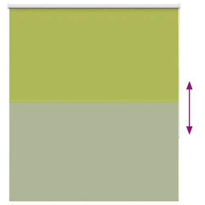 vidaXL Verdunkelungsrollo Grün 125x150cm Stoffbreite 121,6cm Polyester