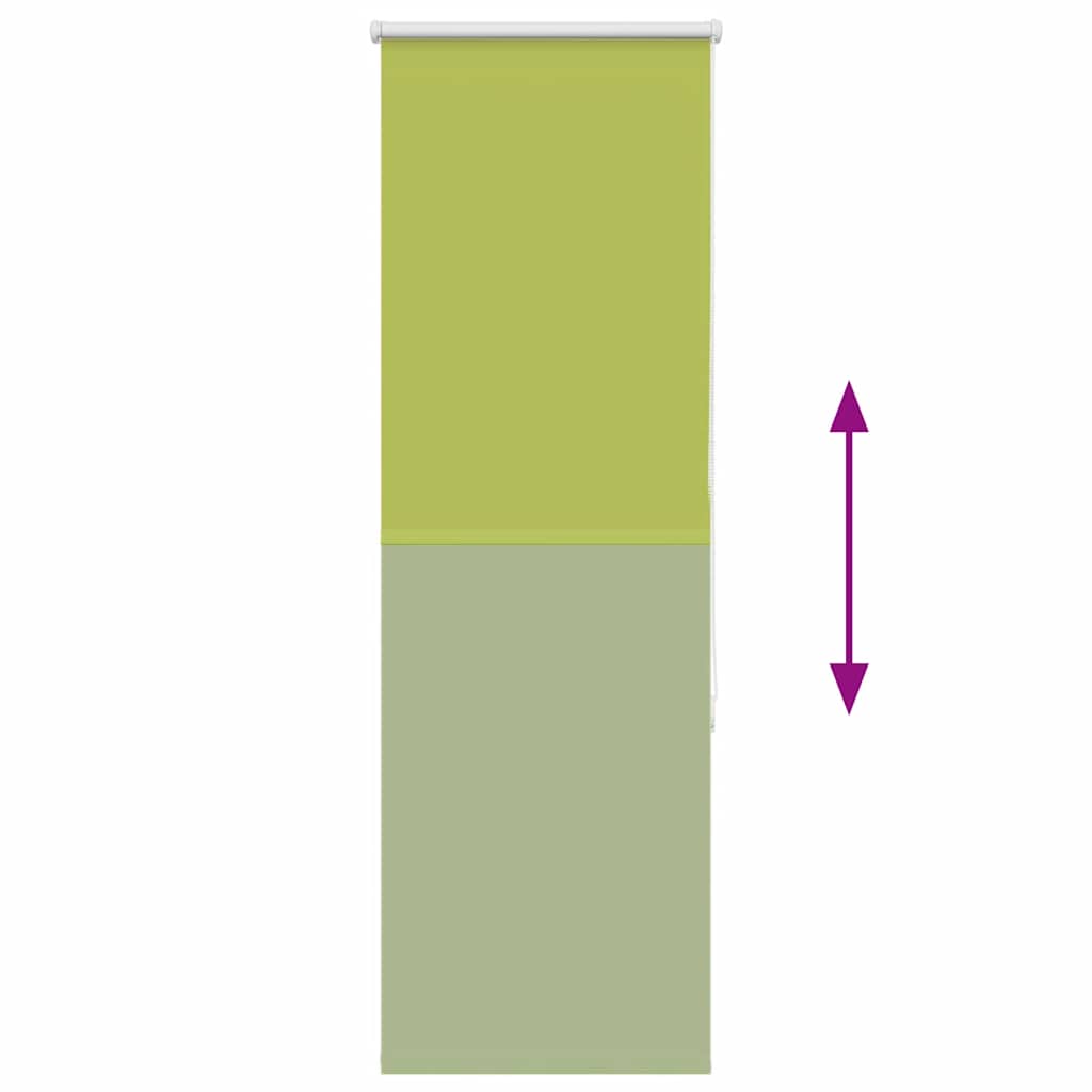 vidaXL Verdunkelungsrollo Grün 60x175 cm Stoffbreite 55,7 cm Polyester