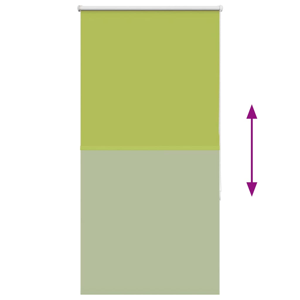 vidaXL Verdunkelungsrollo Grün 65x175 cm Stoffbreite 60,7 cm Polyester