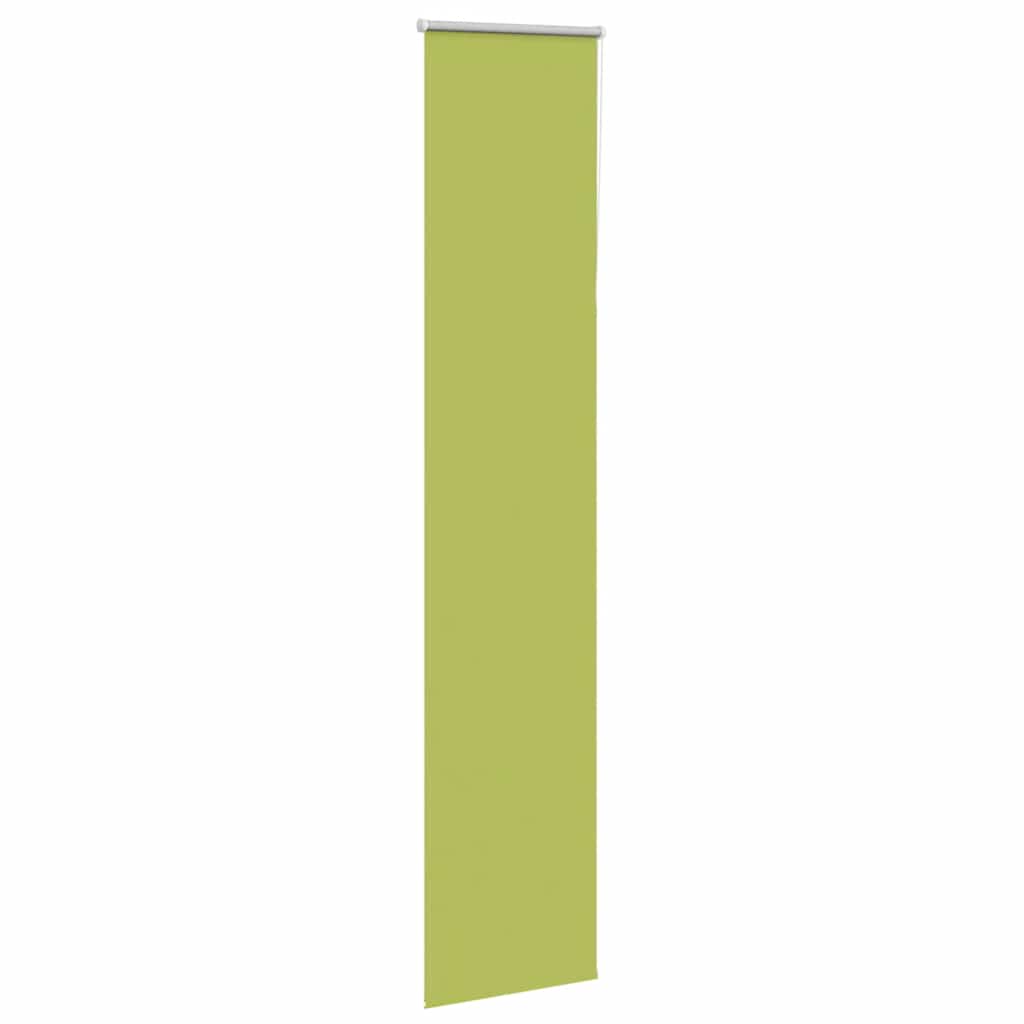 vidaXL Verdunkelungsrollo Grün 50x210 cm Stoffbreite 45,7 cm Polyester