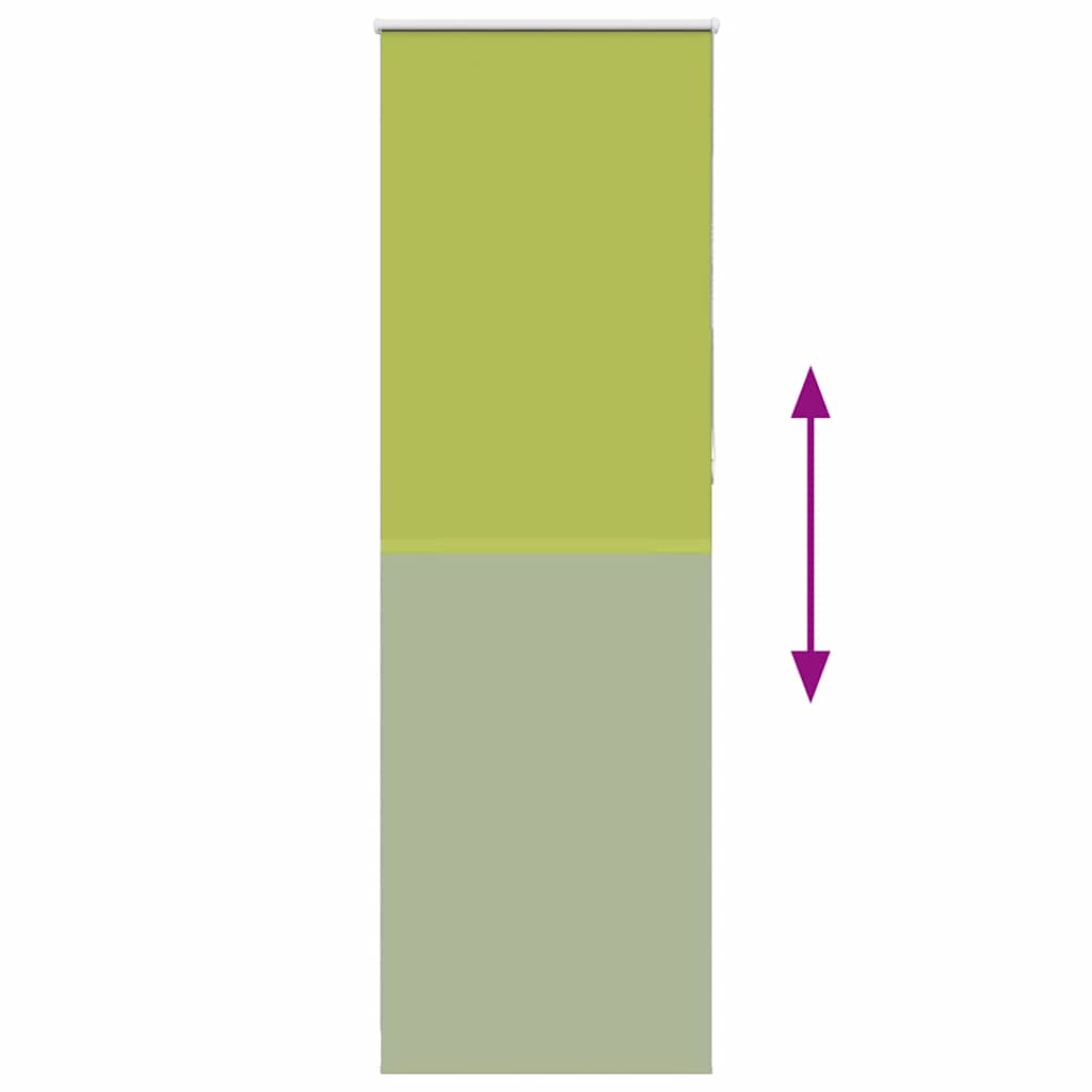 vidaXL Store occultant vert 80x210 cm Largeur du tissu 75,7 cm Polyester
