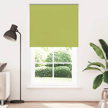 vidaXL Verdunkelungsrollo Grün 130x210cm Stoffbreite 126,6cm Polyester