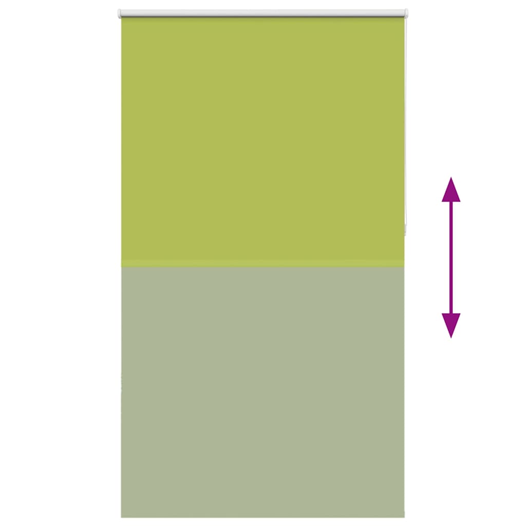 vidaXL Verdunkelungsrollo Grün 135x210cm Stoffbreite 131,6cm Polyester