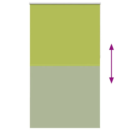 vidaXL Verdunkelungsrollo Grün 135x210cm Stoffbreite 131,6cm Polyester