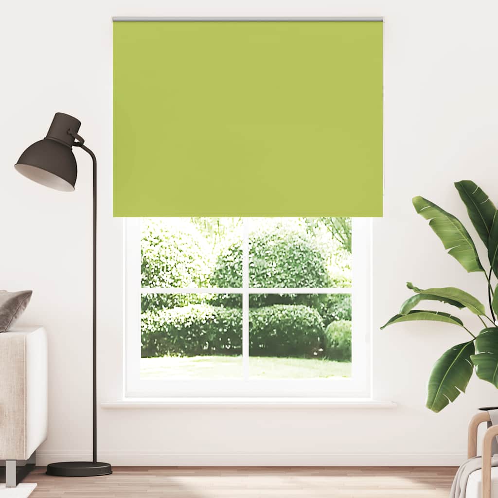 vidaXL Verdunkelungsrollo Grün 145x210cm Stoffbreite 141,6cm Polyester