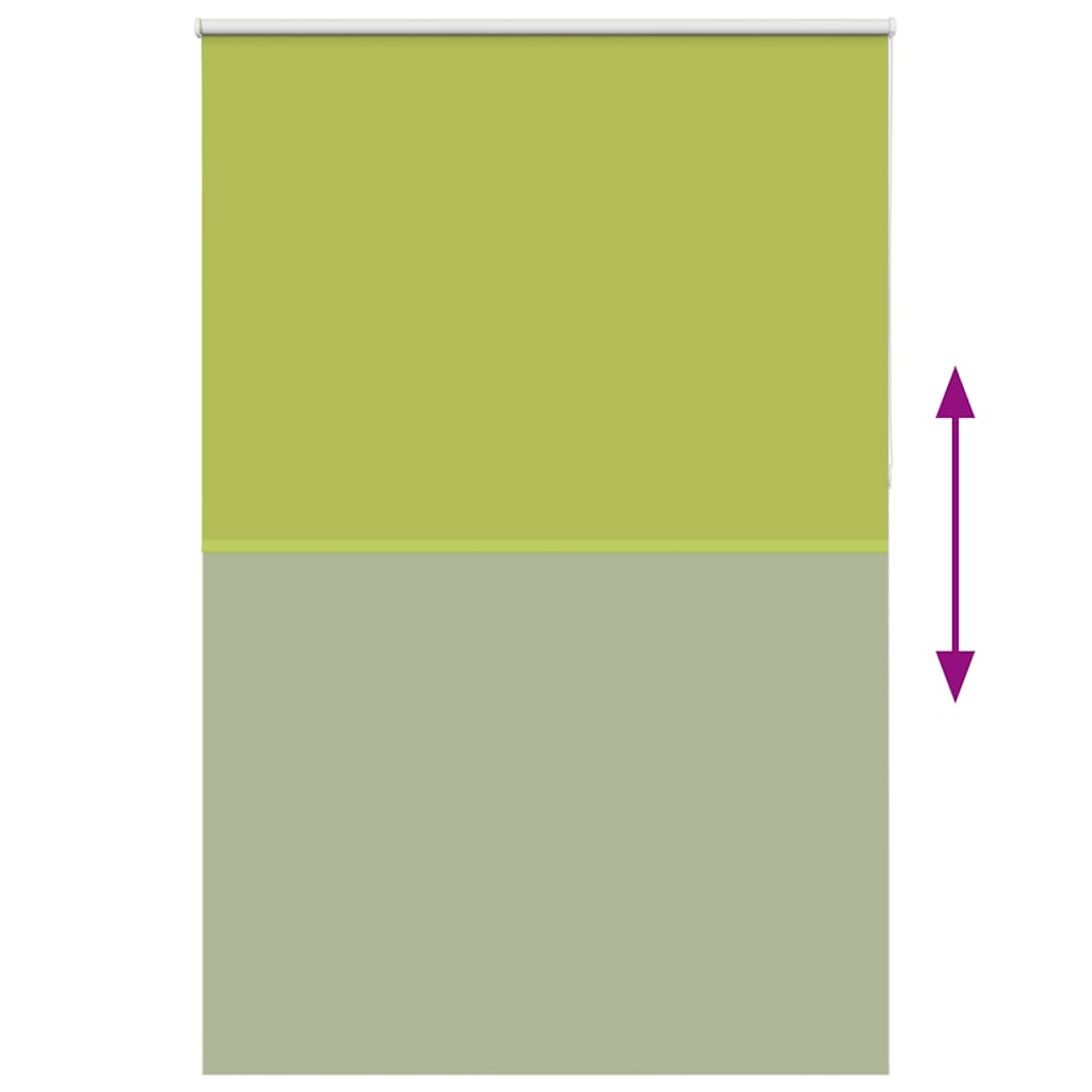 vidaXL Verdunkelungsrollo Grün 150x210cm Stoffbreite 146,6cm Polyester