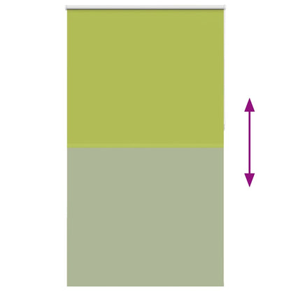 vidaXL Store occultant vert 130x230cm Largeur du tissu 126,6cm Polyester
