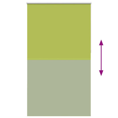 vidaXL Store occultant vert 140x230 cm Largeur du tissu 136,6 cm Polyester