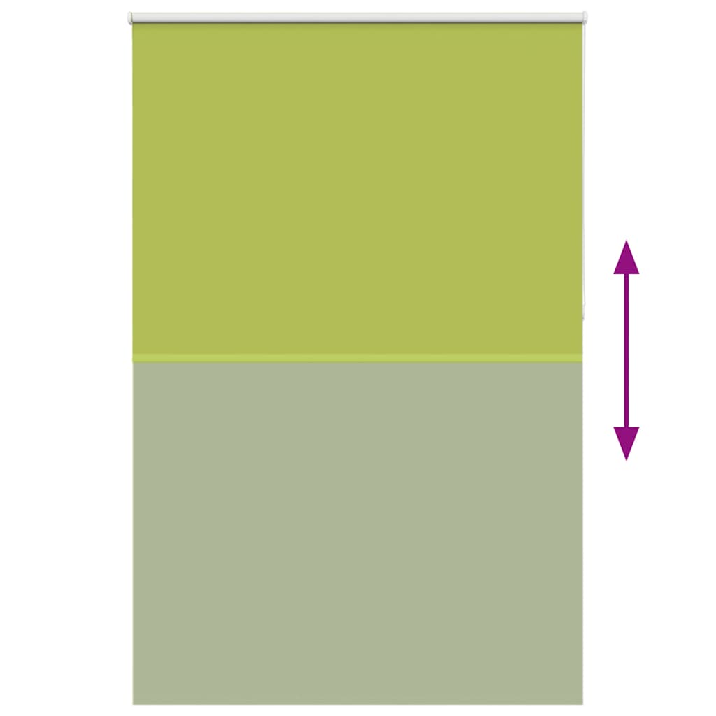vidaXL Verdunkelungsrollo Grün 155x230cm Stoffbreite 151,6cm Polyester