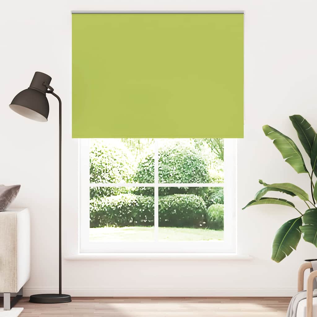 vidaXL Verdunkelungsrollo Grün 160x230cm Stoffbreite 156,6cm Polyester
