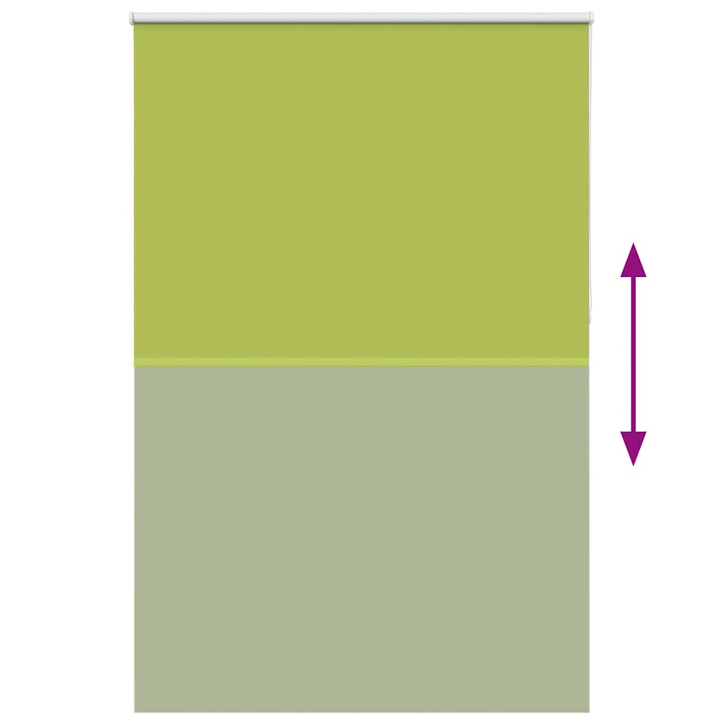 vidaXL Verdunkelungsrollo Grün 160x230cm Stoffbreite 156,6cm Polyester
