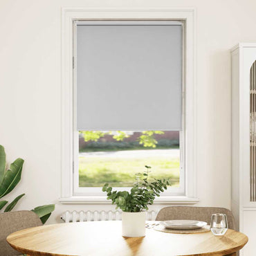 vidaXL Verdunkelungsrollo Hellgrau 85x130 cm Stoffbreite 80,7 cm