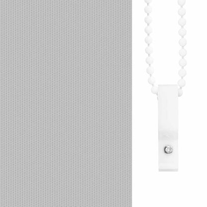 vidaXL Verdunkelungsrollo Hellgrau 85x130 cm Stoffbreite 80,7 cm