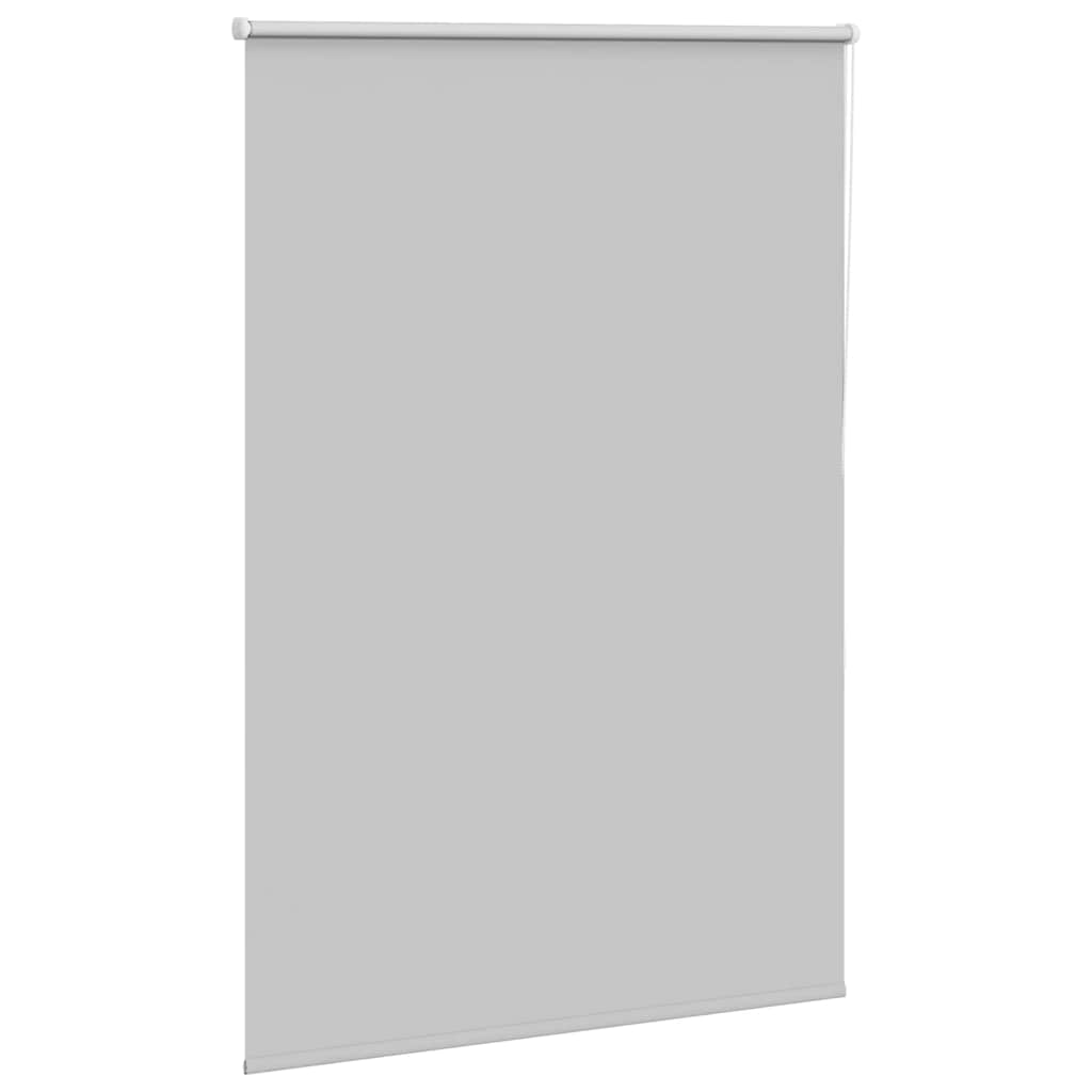 vidaXL Verdunkelungsrollo Hellgrau 95x130 cm Stoffbreite 90,7 cm
