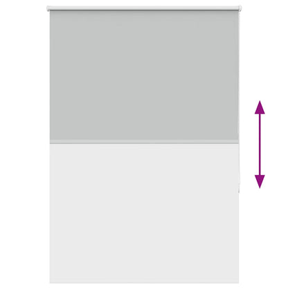 vidaXL Verdunkelungsrollo Hellgrau 110x130cm Stoffbreite 105,7cm