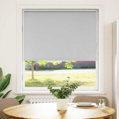 vidaXL Verdunkelungsrollo Hellgrau 115x130cm Stoffbreite 110,7cm