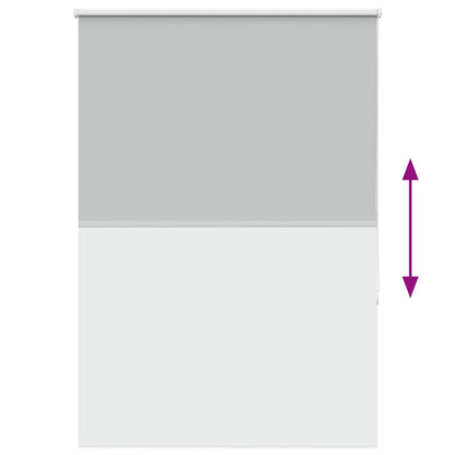 vidaXL Verdunkelungsrollo Hellgrau 105x150cm Stoffbreite 100,7cm