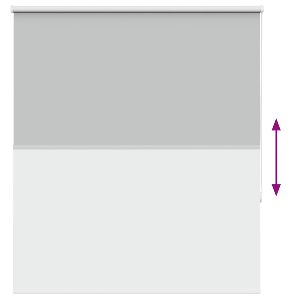 vidaXL Verdunkelungsrollo Hellgrau 120x150cm Stoffbreite 116,6cm