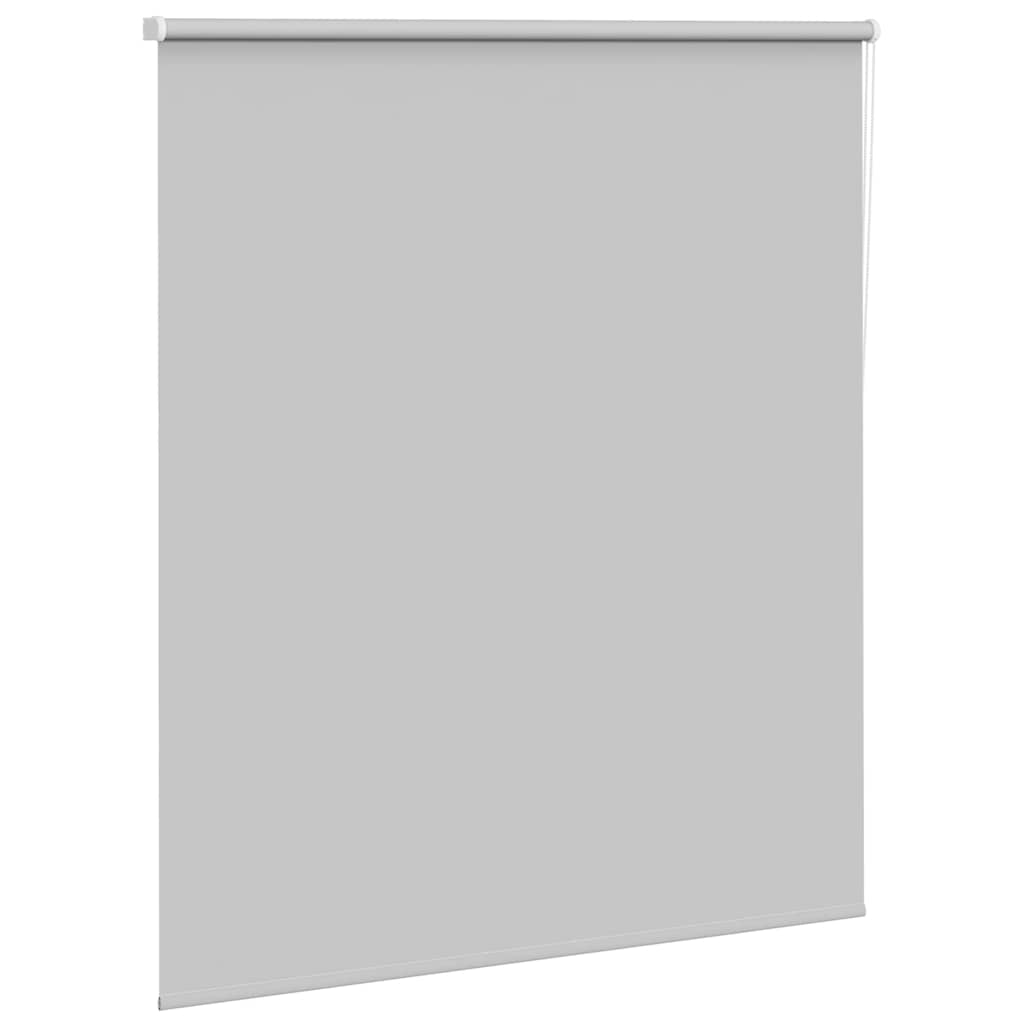 vidaXL Verdunkelungsrollo Hellgrau 140x150cm Stoffbreite 136,6cm