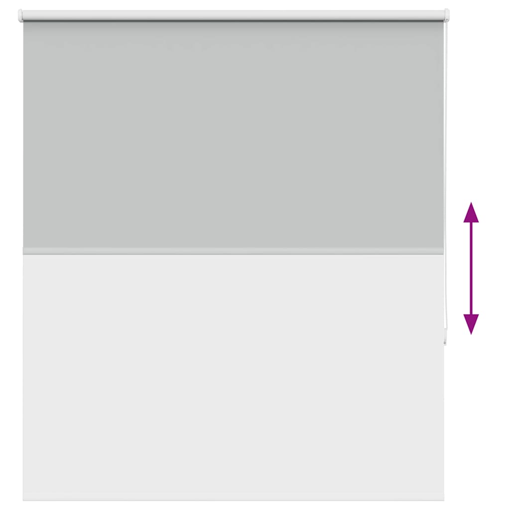 vidaXL Verdunkelungsrollo Hellgrau 140x150cm Stoffbreite 136,6cm