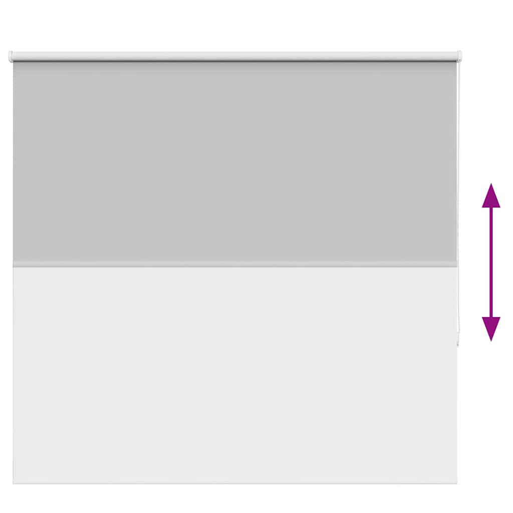 vidaXL Verdunkelungsrollo Hellgrau 150x150cm Stoffbreite 146,6cm