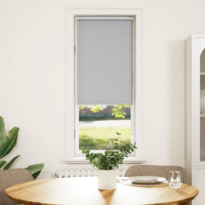 vidaXL Verdunkelungsrollo Hellgrau 40x175 cm Stoffbreite 35,7 cm