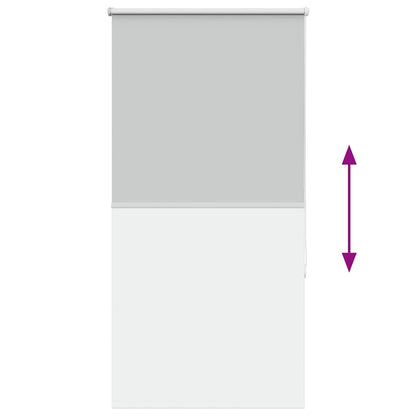 vidaXL Verdunkelungsrollo Hellgrau 75x175 cm Stoffbreite 70,7 cm