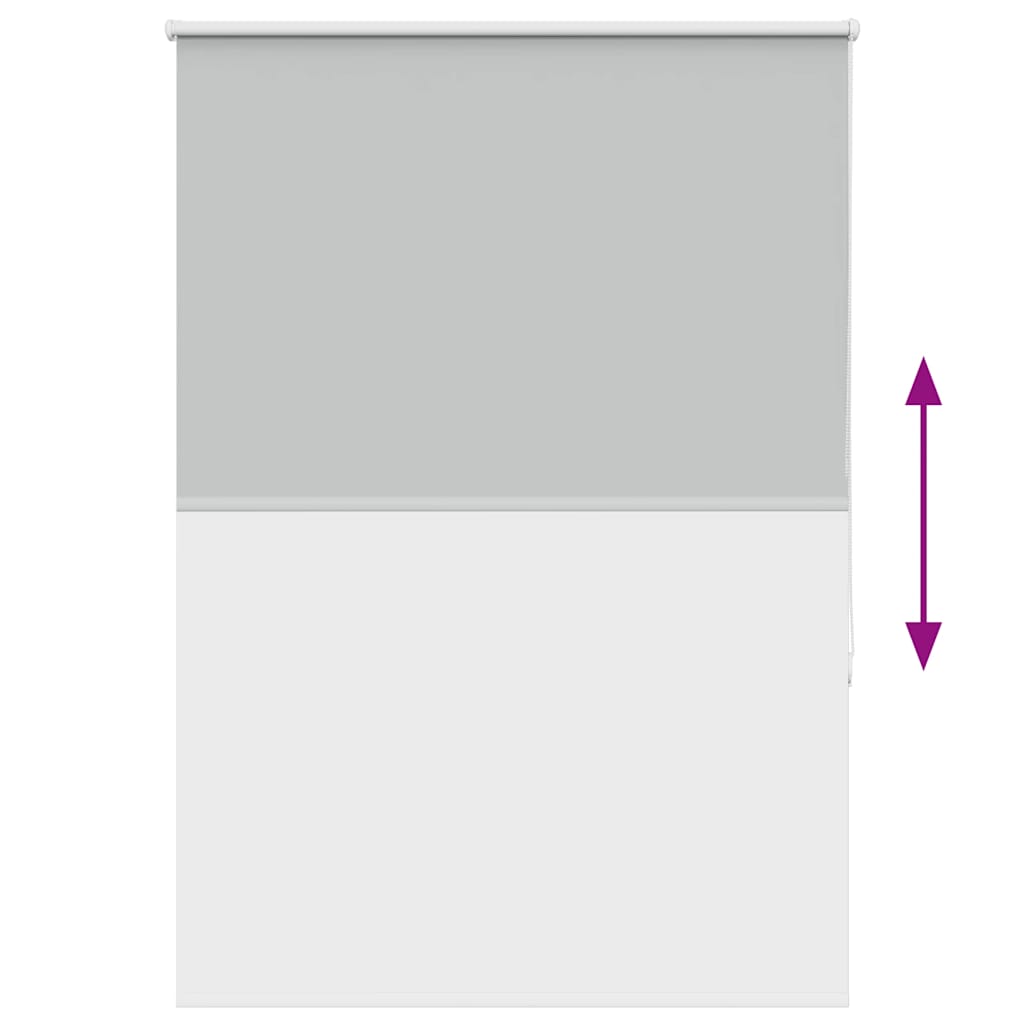 vidaXL Store occultant Gris clair 105x175 cm Largeur du tissu 100,7 cm