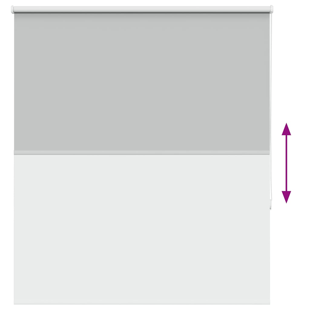 vidaXL Store occultant Gris clair 125x175cm Largeur du tissu 121,6cm