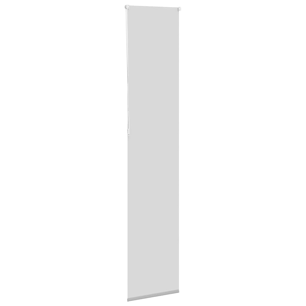 vidaXL Verdunkelungsrollo Hellgrau 45x210 cm Stoffbreite 40,7 cm