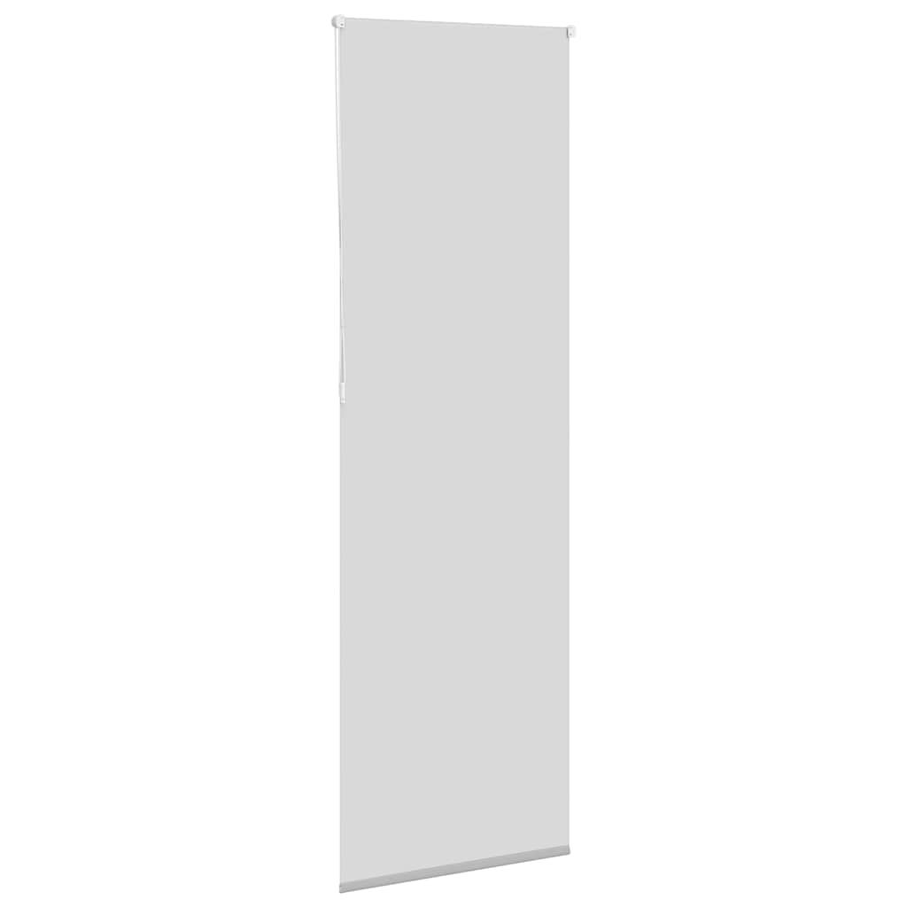 vidaXL Verdunkelungsrollo Hellgrau 85x210 cm Stoffbreite 80,7 cm