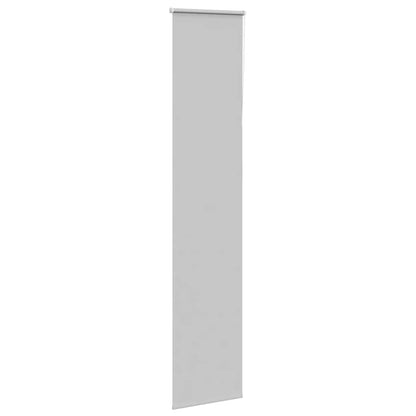 vidaXL Verdunkelungsrollo Hellgrau 50x230 cm Stoffbreite 45,7 cm